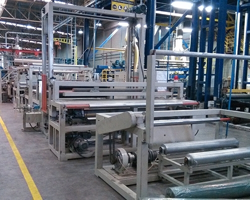 浅诉土工格栅生产线设备的生产流程